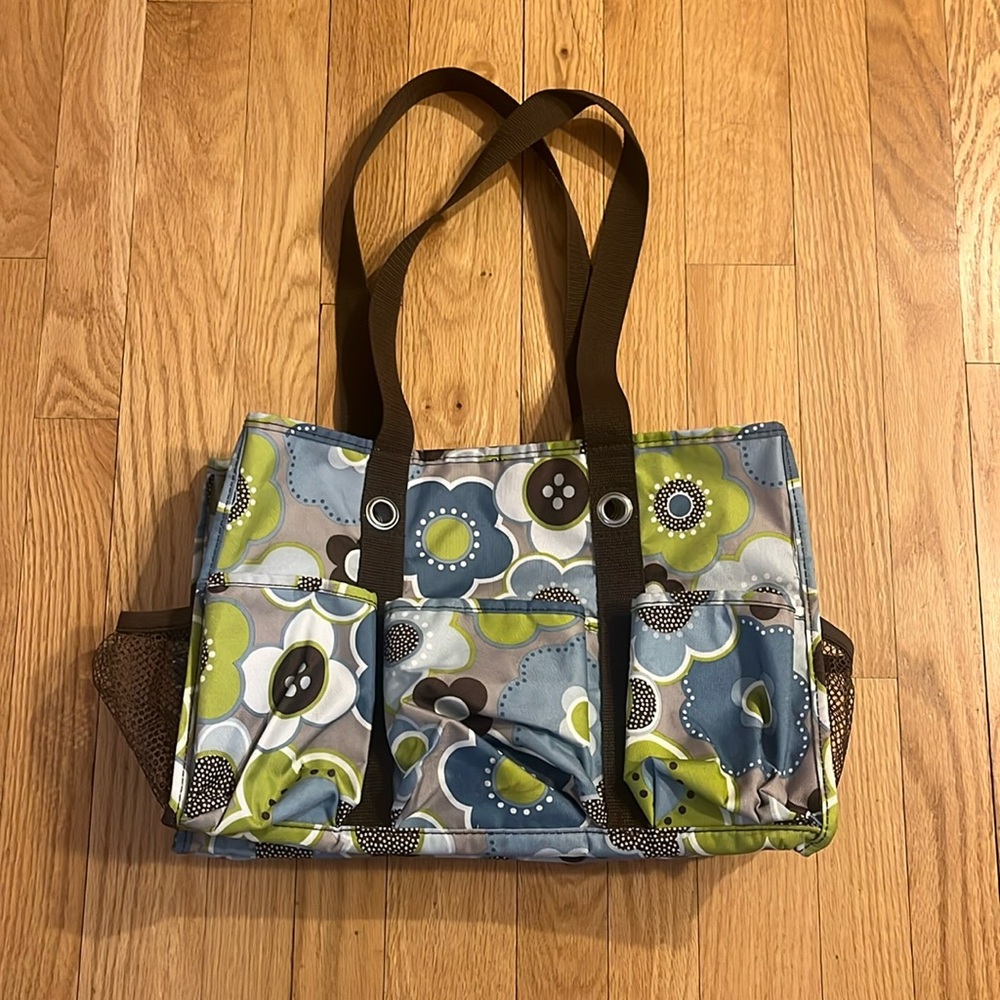 Thirty one large tote bag with pockets